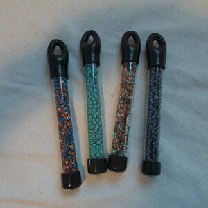 Beaders Paradise Czech Glass Beads 6/0 24 gr Hematite Turq Copper Grn Lot of 4